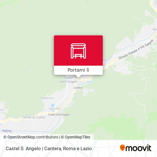 Mappa Castel S. Angelo | Cantera