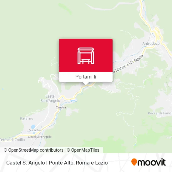 Mappa Castel S. Angelo | Ponte Alto