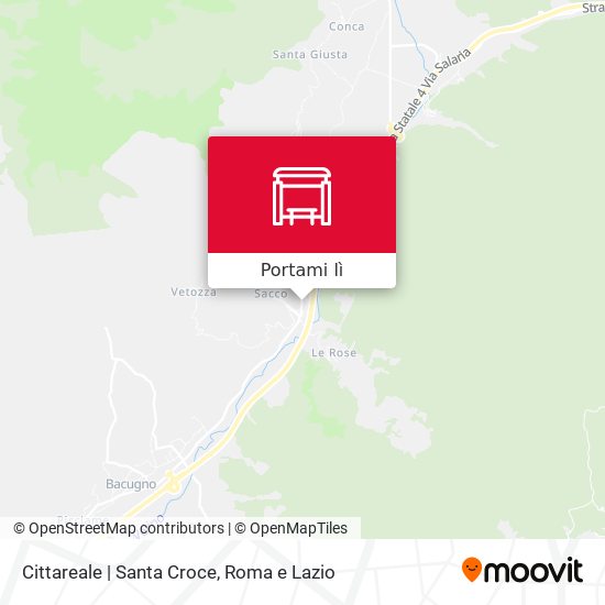 Mappa Cittareale | Santa Croce