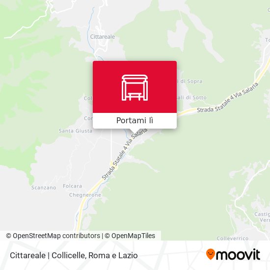 Mappa Cittareale | Collicelle