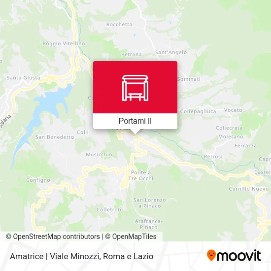 Mappa Amatrice | Viale Minozzi