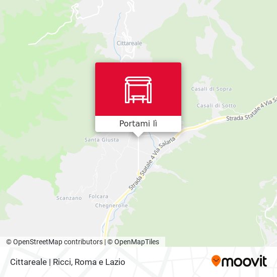 Mappa Cittareale | Ricci