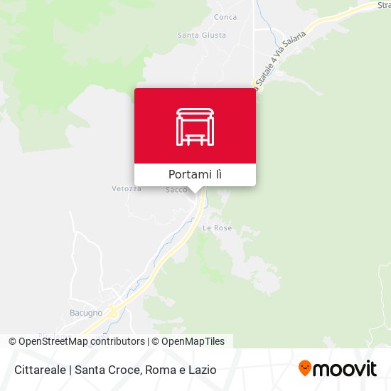 Mappa Cittareale | Santa Croce