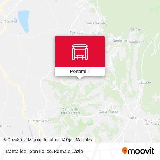 Mappa Cantalice | San Felice