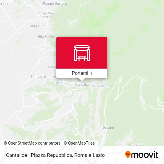Mappa Cantalice | Piazza Repubblica