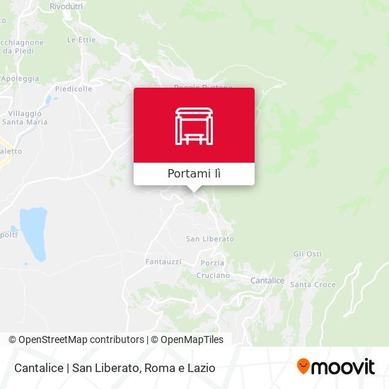 Mappa Cantalice | San Liberato
