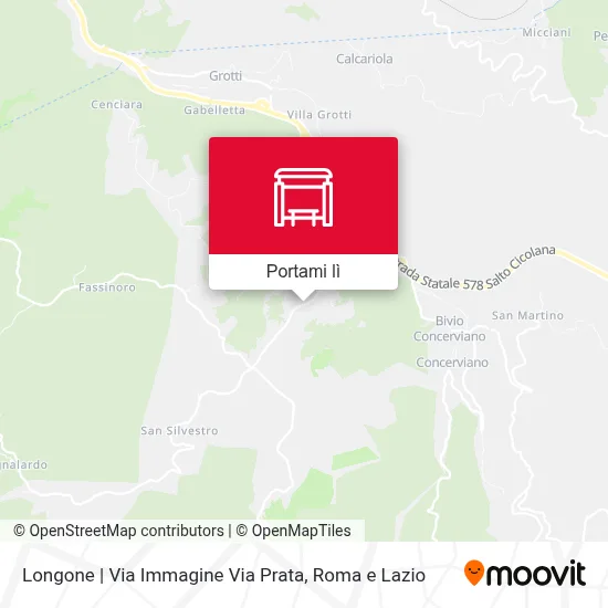 Mappa Longone | Via Immagine Via Prata