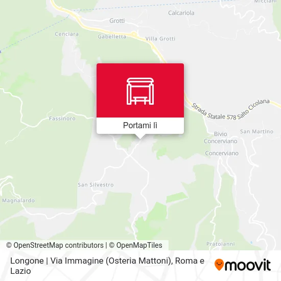 Mappa Longone | Via Immagine (Osteria Mattoni)