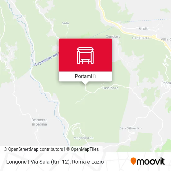 Mappa Longone | Via Sala (Km 12)