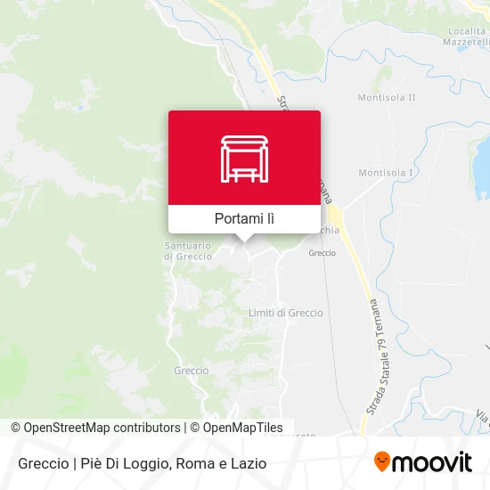 Mappa Greccio | Piè Di Loggio