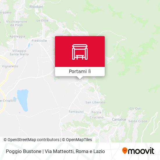 Mappa Poggio Bustone | Via Matteotti