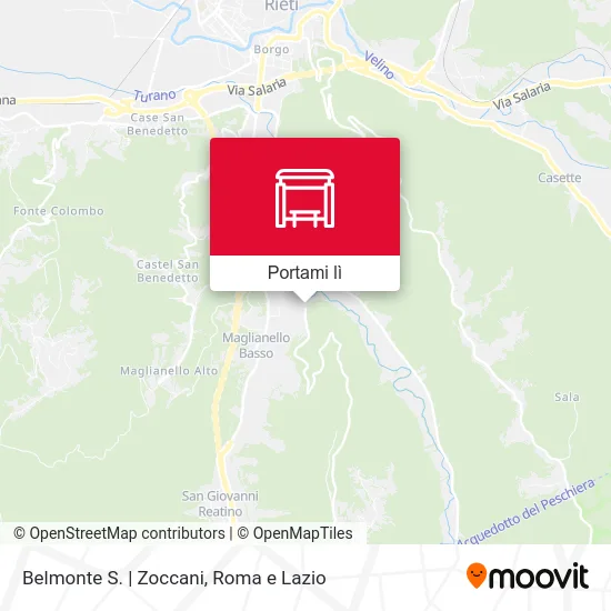 Mappa Belmonte S. | Zoccani