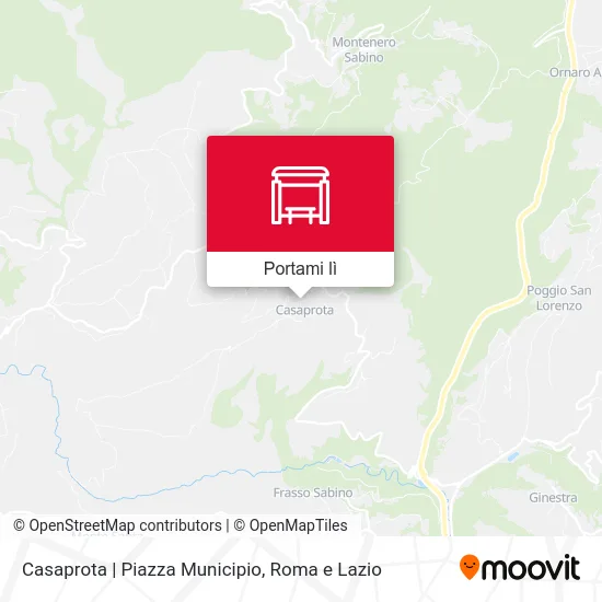 Mappa Casaprota | Piazza Municipio
