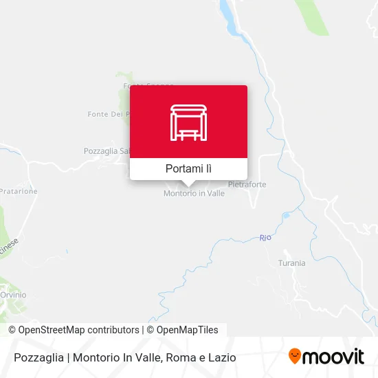 Mappa Pozzaglia | Montorio In Valle