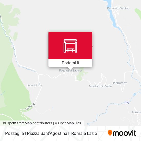 Mappa Pozzaglia | Piazza Sant'Agostina I