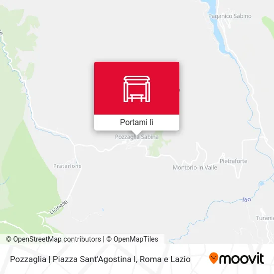 Mappa Pozzaglia | Piazza Sant'Agostina I