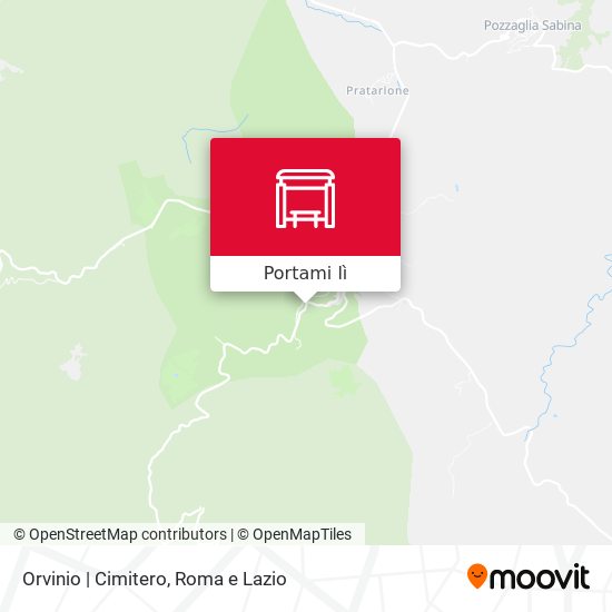 Mappa Orvinio | Cimitero