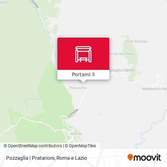 Mappa Pozzaglia | Pratarioni