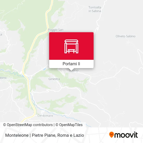 Mappa Monteleone | Pietre Piane