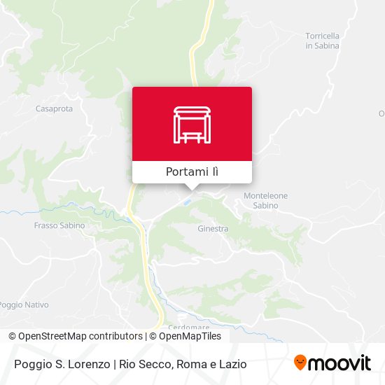 Mappa Poggio S. Lorenzo | Rio Secco