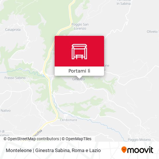 Mappa Monteleone | Ginestra Sabina