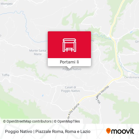 Mappa Poggio Nativo | Piazzale Roma