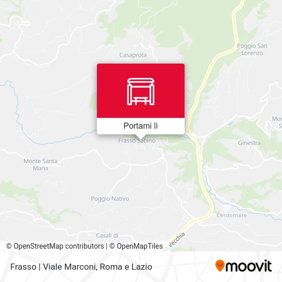 Mappa Frasso | Viale Marconi