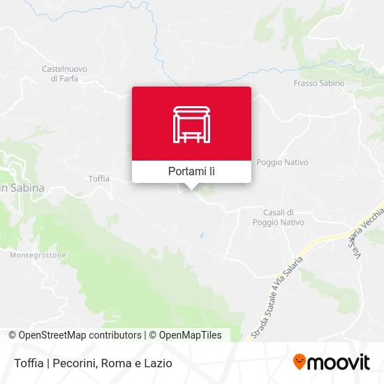 Mappa Toffia | Pecorini