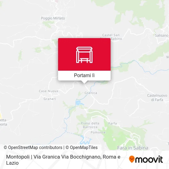 Mappa Montopoli | Via Granica Via Bocchignano
