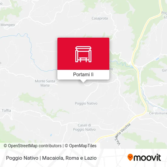 Mappa Poggio Nativo | Macaiola