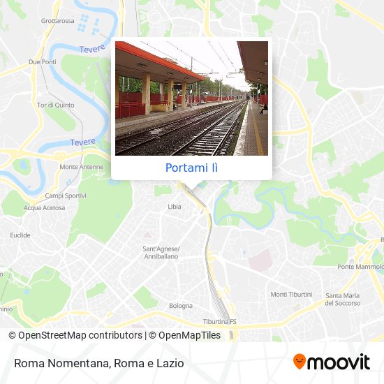 Mappa Roma Nomentana