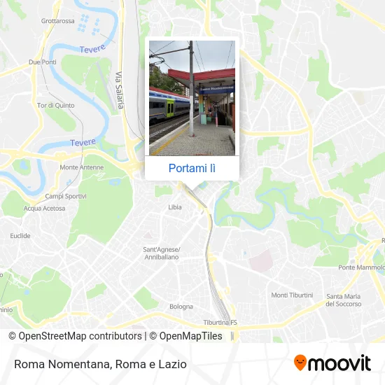 Mappa Roma Nomentana