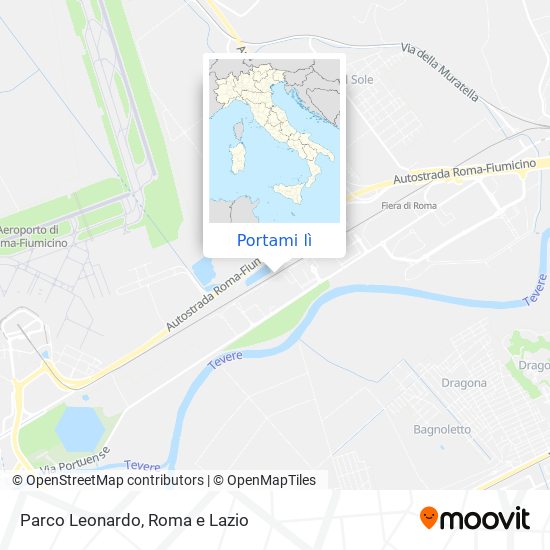 Mappa Parco Leonardo