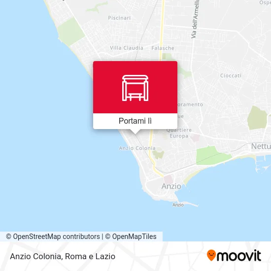Mappa Anzio Colonia