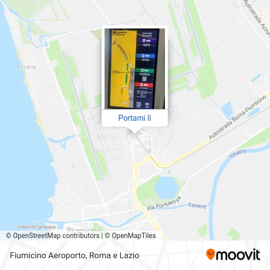 Mappa Fiumicino Aeroporto