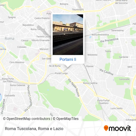 Mappa Roma Tuscolana