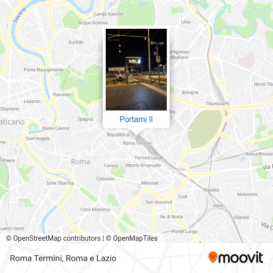 Mappa Roma Termini