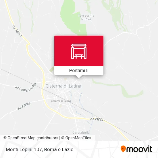 Mappa Monti Lepini 107