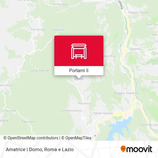 Mappa Amatrice | Domo