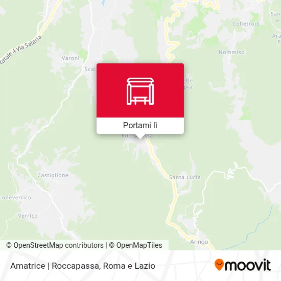 Mappa Amatrice | Roccapassa