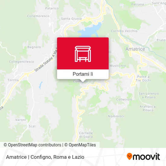 Mappa Amatrice | Configno