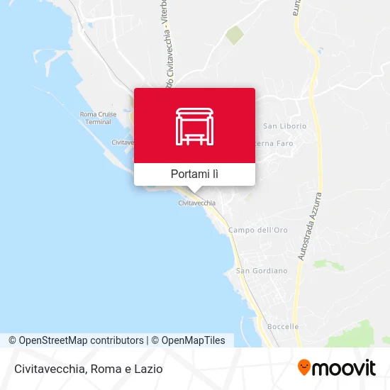 Mappa Civitavecchia