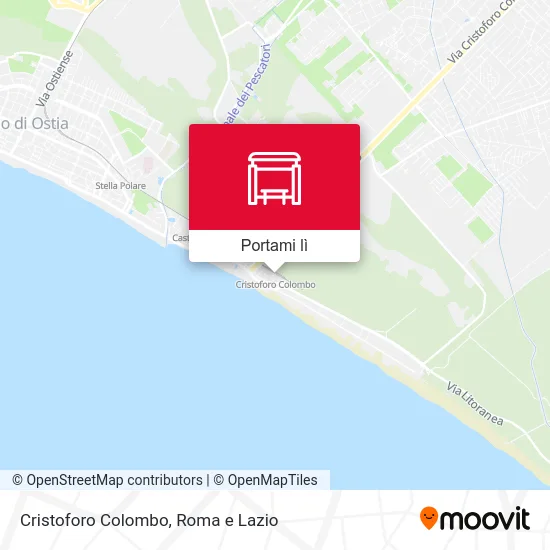 Mappa Cristoforo Colombo