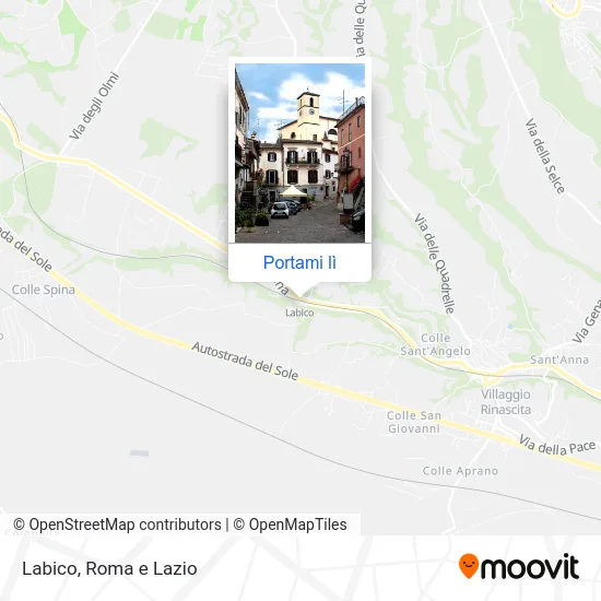 Mappa Labico