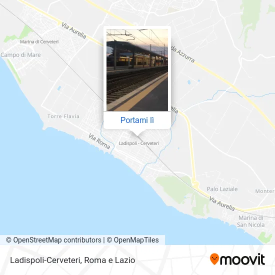 Mappa Ladispoli-Cerveteri