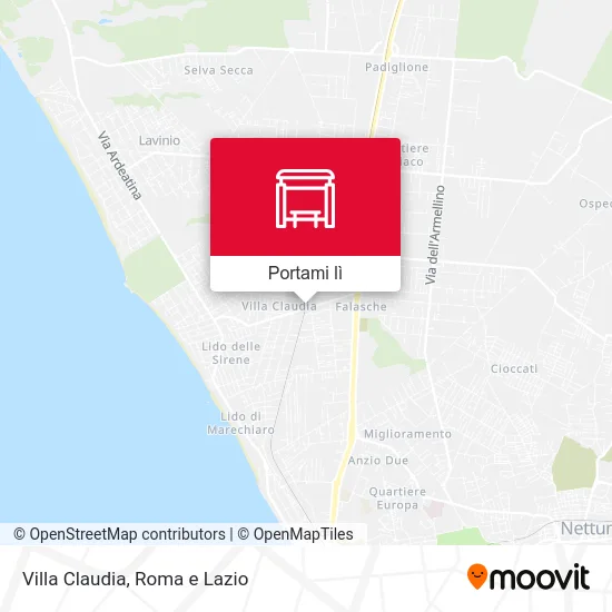 Mappa Villa Claudia