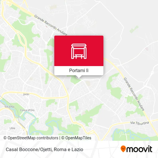 Mappa Casal Boccone/Ojetti