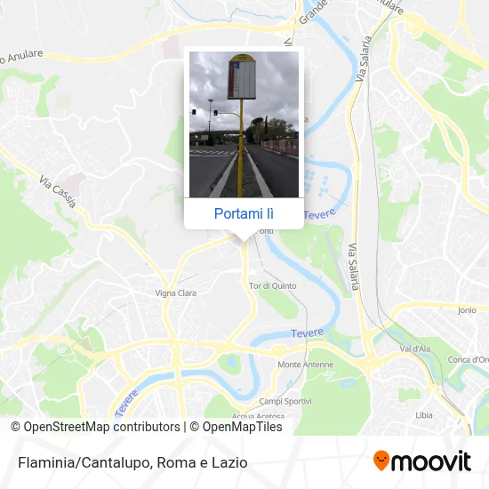 Mappa Flaminia/Cantalupo