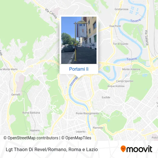 Mappa Lgt Thaon Di Revel/Romano