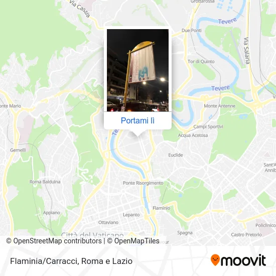 Mappa Flaminia/Carracci